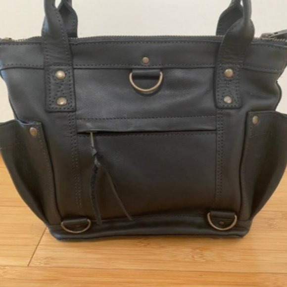 Nena and Co Mini Moons in Black leather - Picture 3 of 7